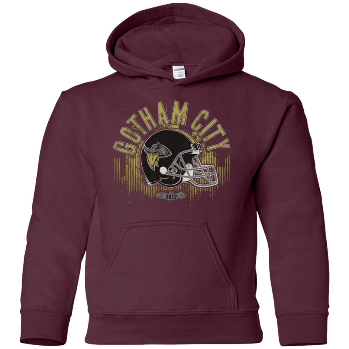 Sweatshirts Maroon / YS Gotham Rogues Youth Hoodie