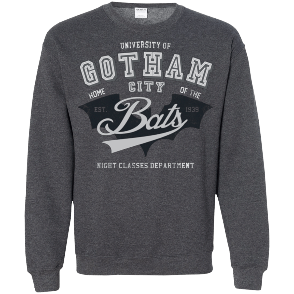 Sweatshirts Dark Heather / Small Gotham U Crewneck Sweatshirt