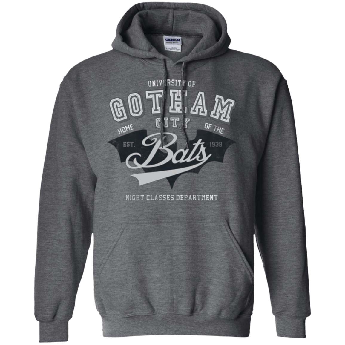Sweatshirts Dark Heather / Small Gotham U Pullover Hoodie