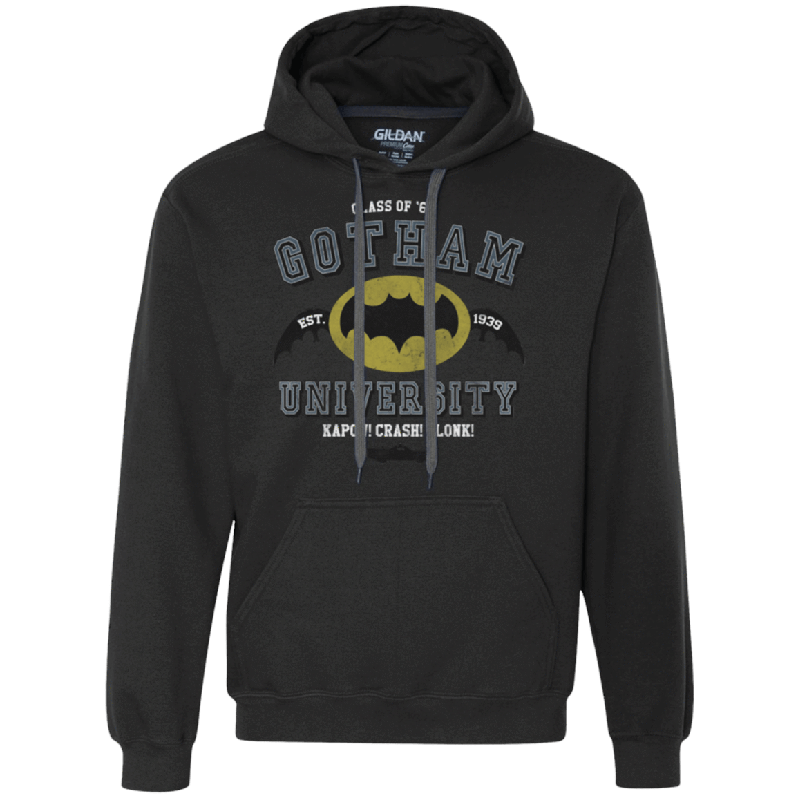Sweatshirts Black / Small Gotham University Premium Fleece Hoodie