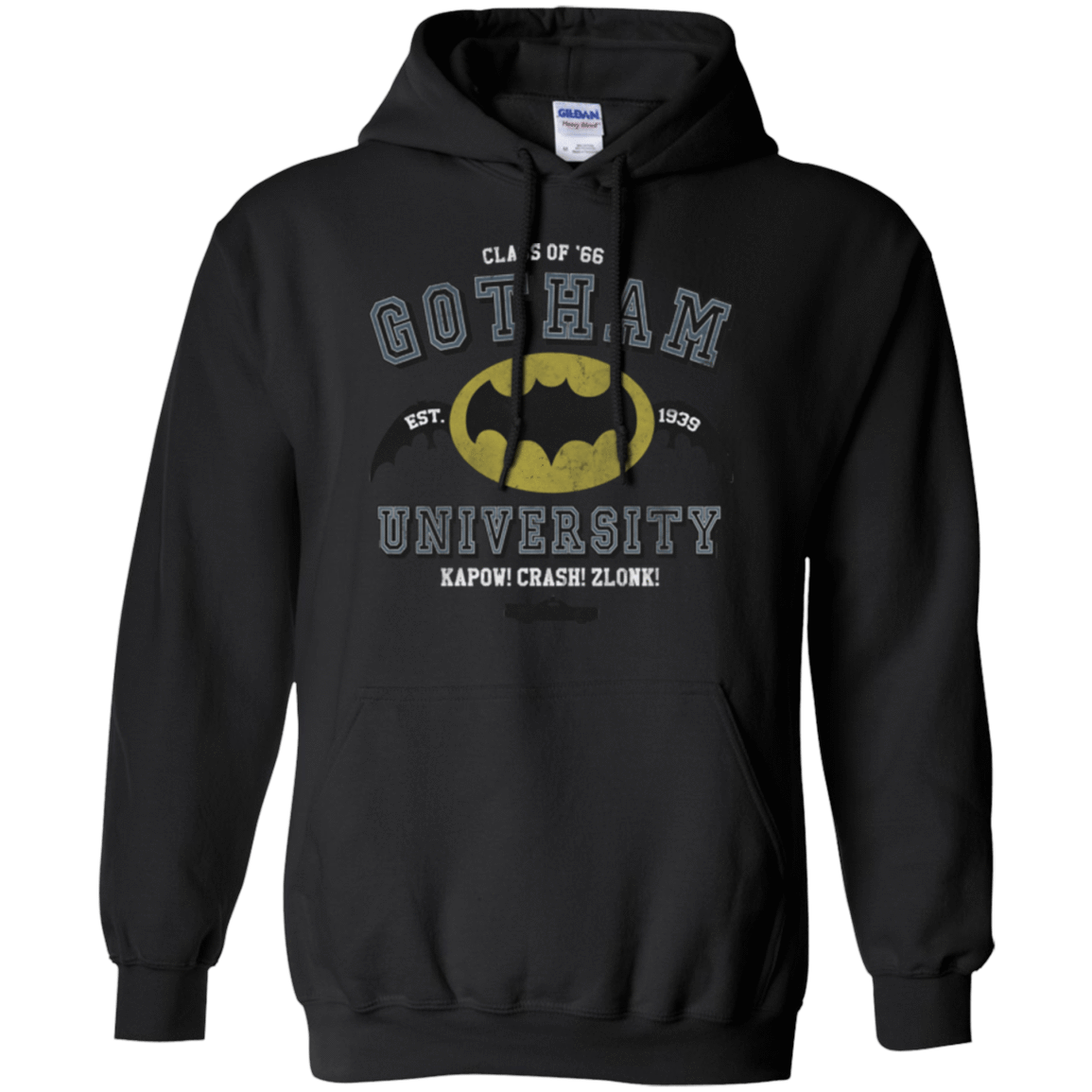 Sweatshirts Black / Small Gotham University Pullover Hoodie