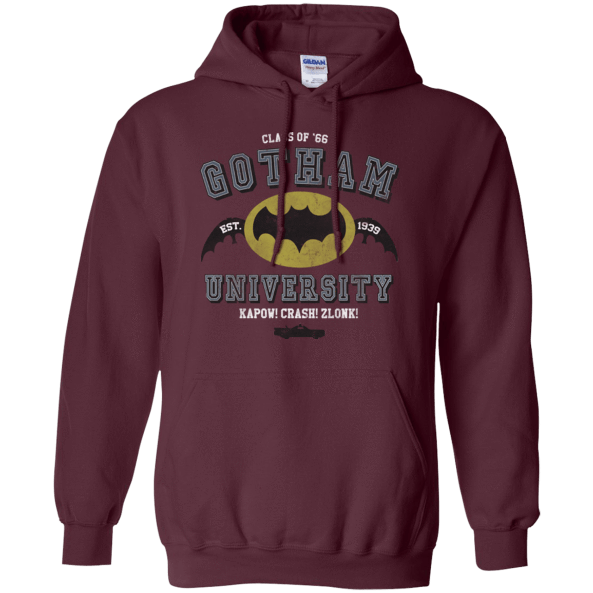 Sweatshirts Maroon / Small Gotham University Pullover Hoodie
