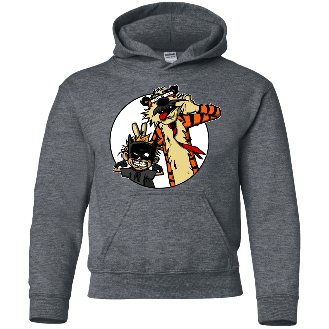 Sweatshirts Dark Heather / YS Gothams Finest Youth Hoodie