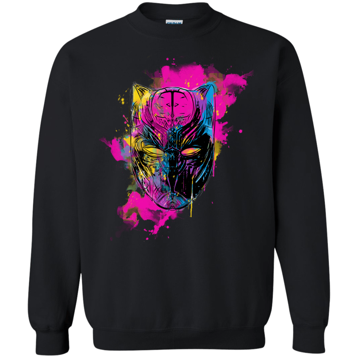 Sweatshirts Black / S Graffiti Panther Crewneck Sweatshirt