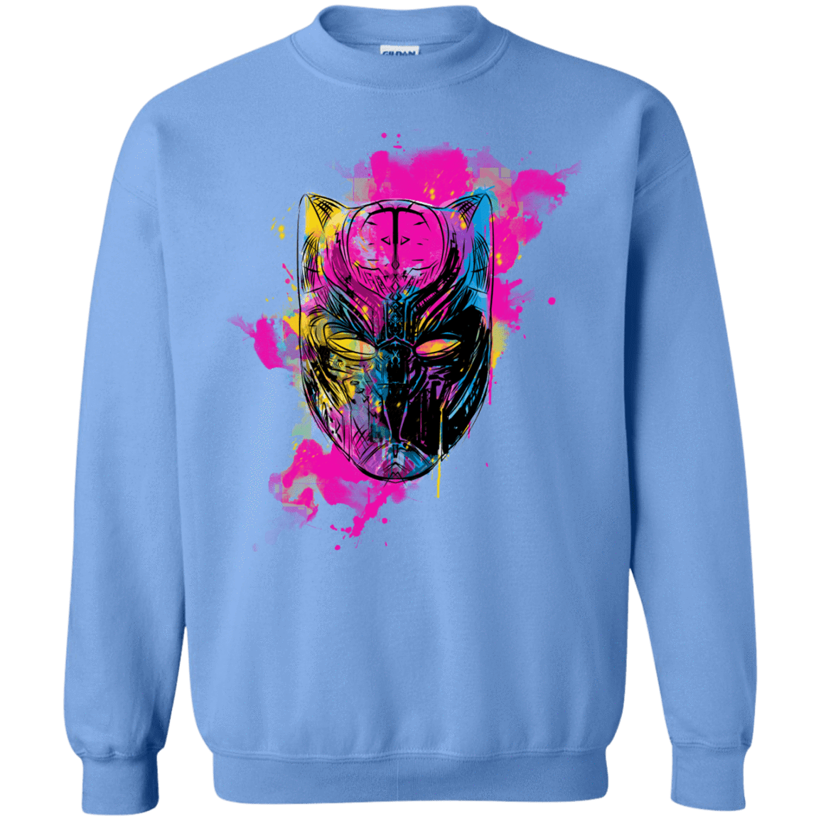 Sweatshirts Carolina Blue / S Graffiti Panther Crewneck Sweatshirt