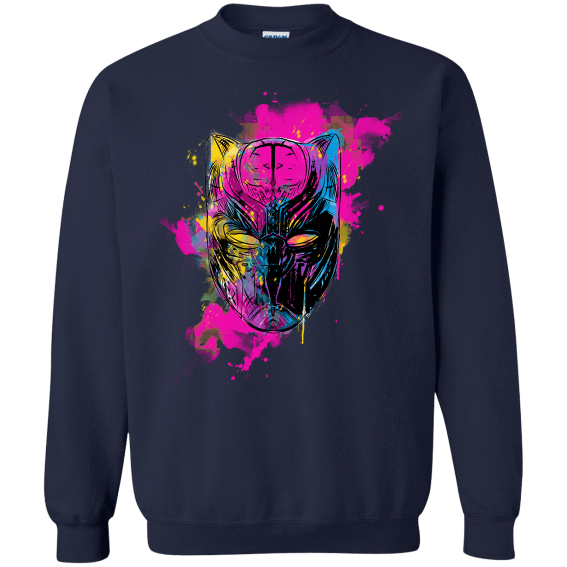 Sweatshirts Navy / S Graffiti Panther Crewneck Sweatshirt