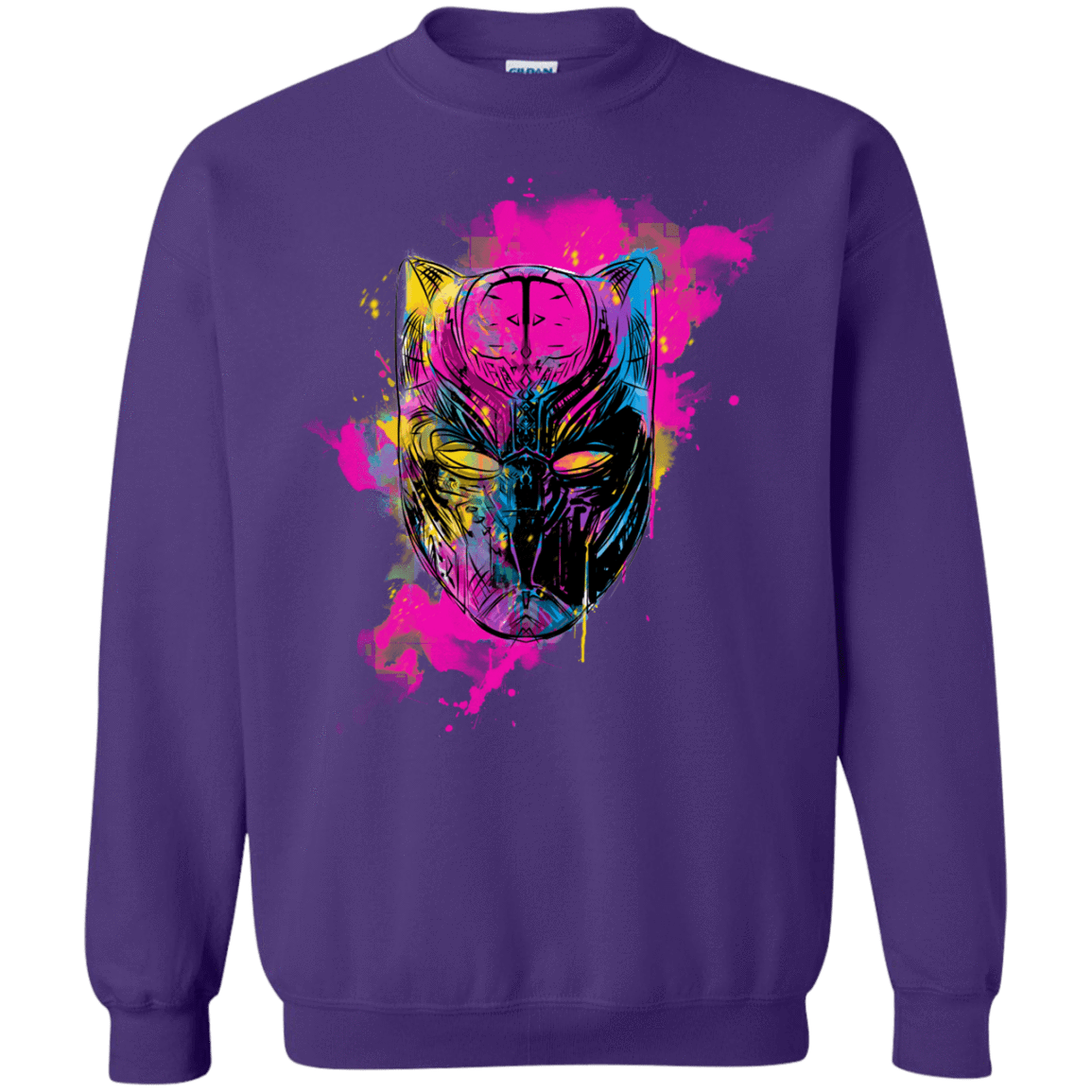 Sweatshirts Purple / S Graffiti Panther Crewneck Sweatshirt