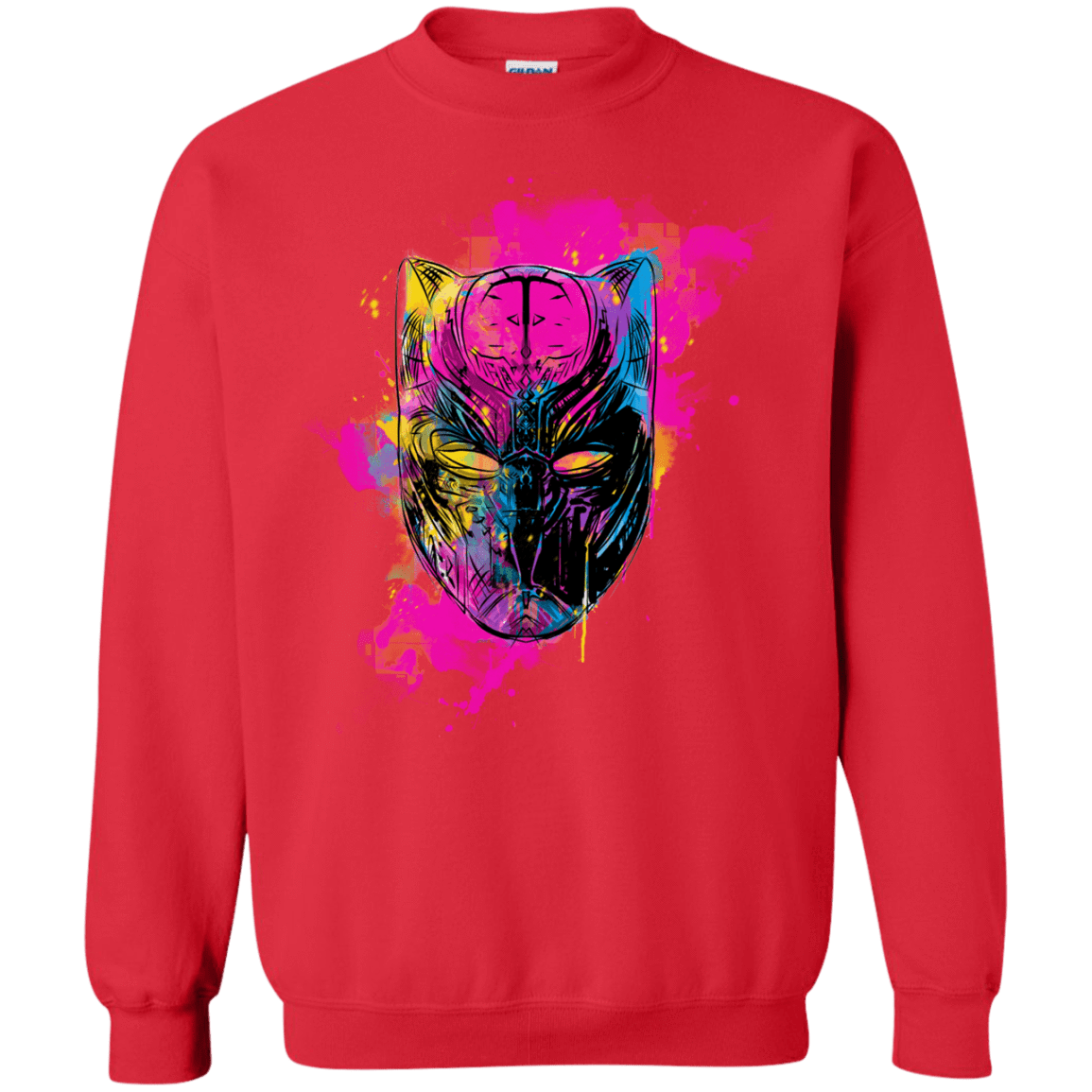Sweatshirts Red / S Graffiti Panther Crewneck Sweatshirt