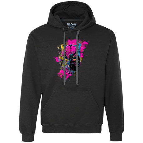 Sweatshirts Black / S Graffiti Panther Premium Fleece Hoodie