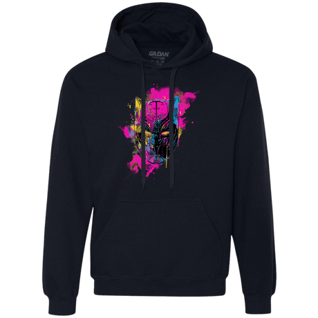 Sweatshirts Navy / S Graffiti Panther Premium Fleece Hoodie