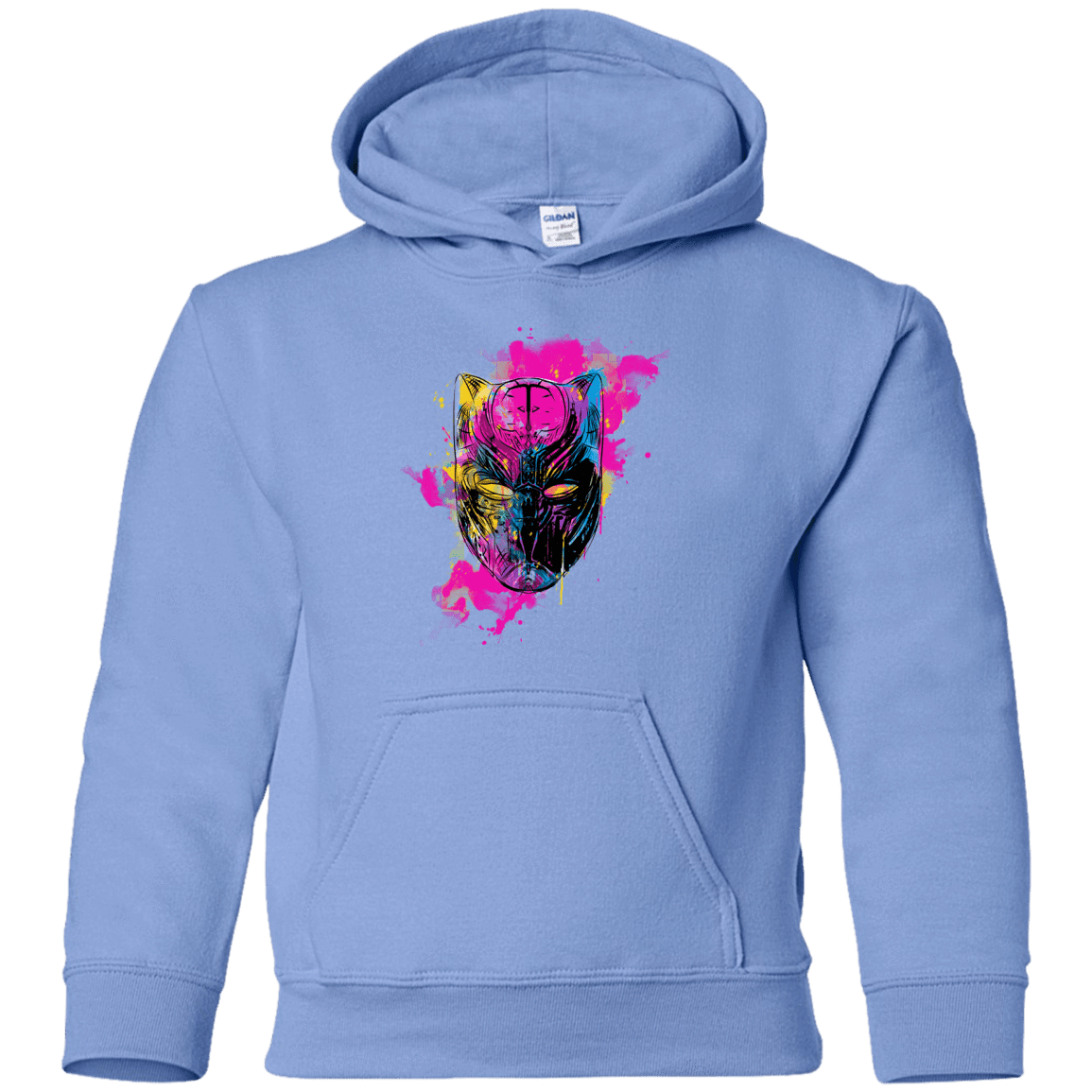 Sweatshirts Carolina Blue / YS Graffiti Panther Youth Hoodie