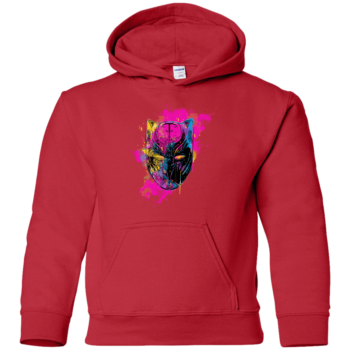 Sweatshirts Red / YS Graffiti Panther Youth Hoodie
