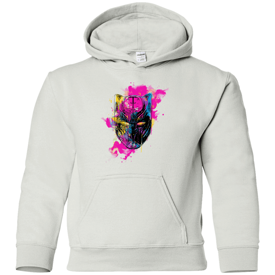 Sweatshirts White / YS Graffiti Panther Youth Hoodie