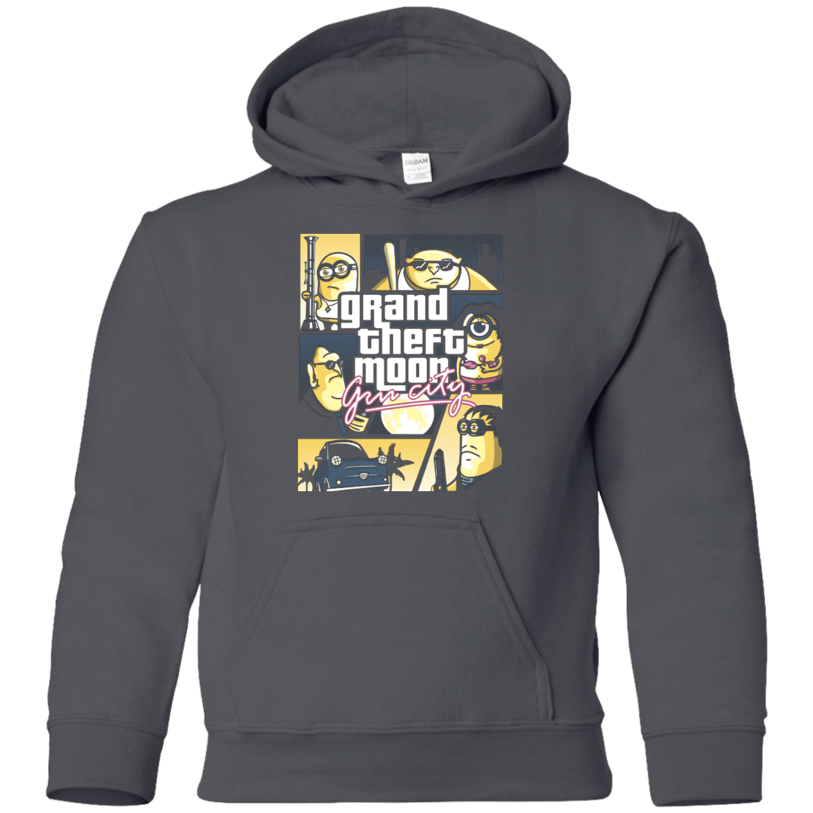 Sweatshirts Charcoal / YS Grand theft moon Youth Hoodie