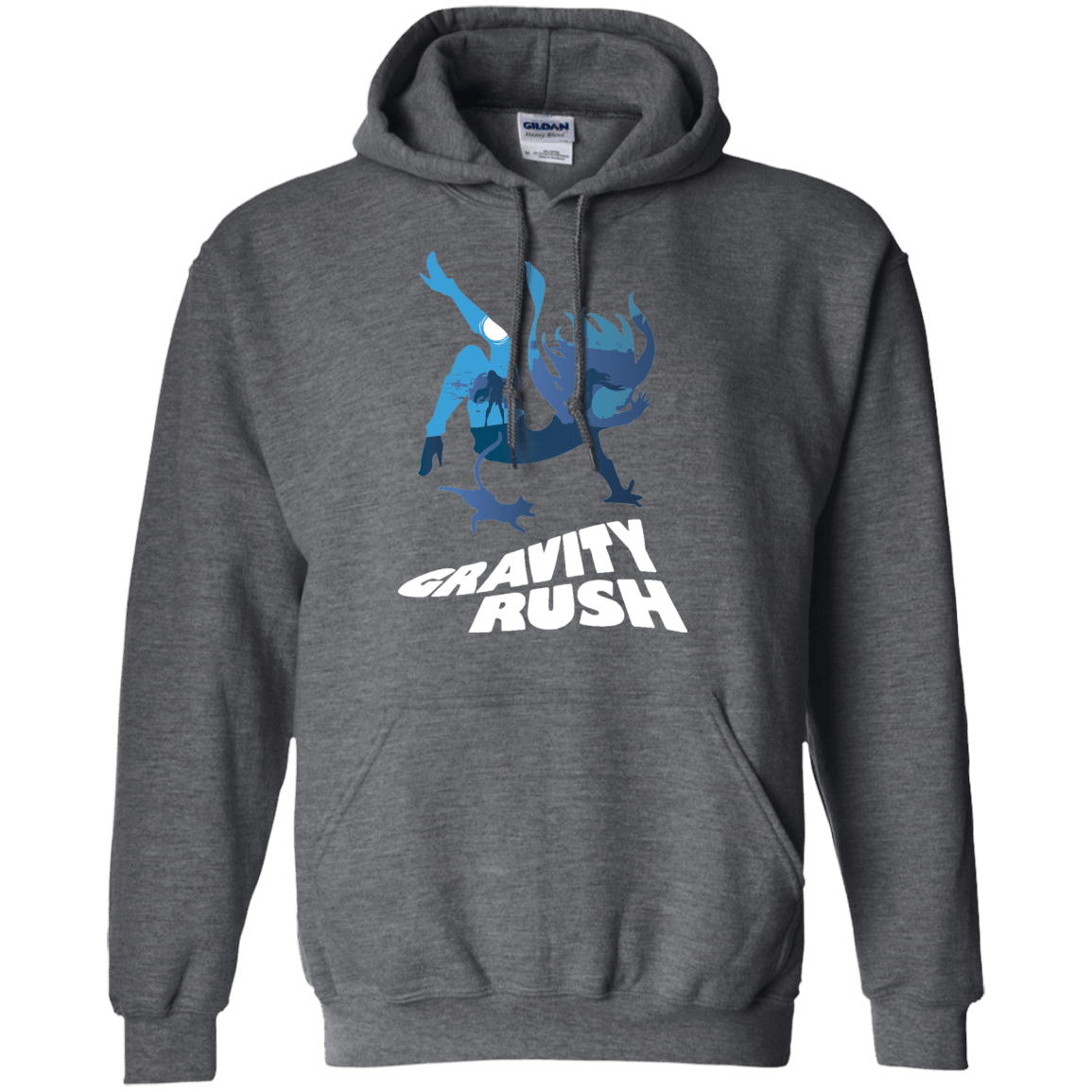 Sweatshirts Dark Heather / Small Gravity Rush Pullover Hoodie