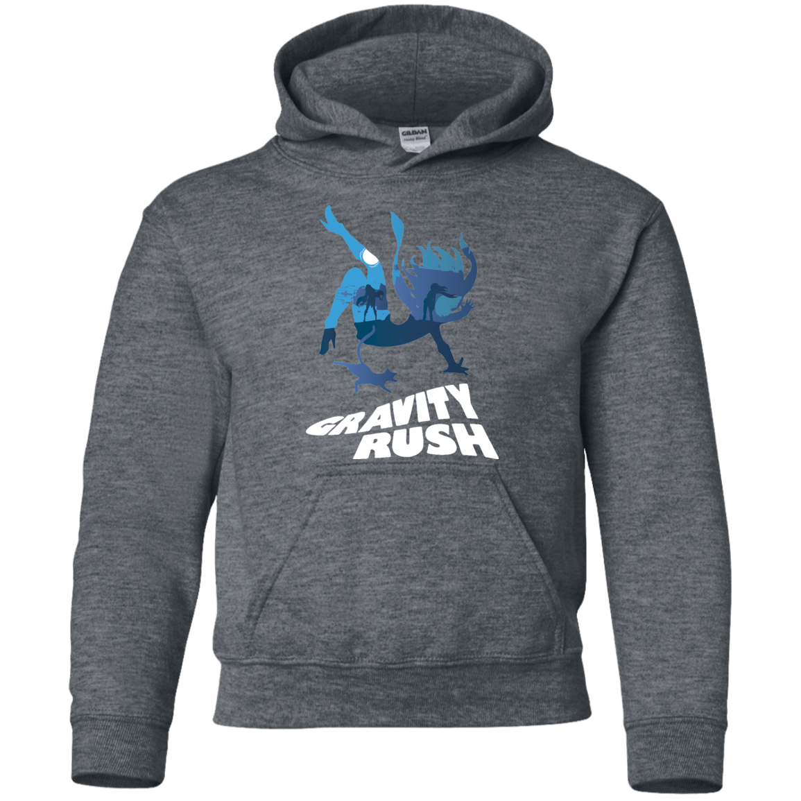 Sweatshirts Dark Heather / YS Gravity Rush Youth Hoodie