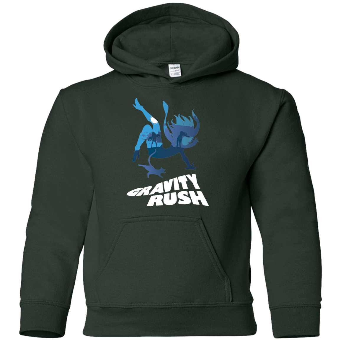 Sweatshirts Forest Green / YS Gravity Rush Youth Hoodie