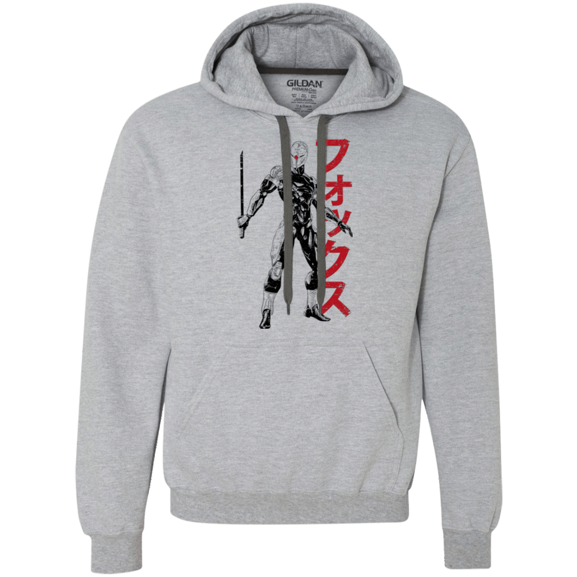 Gray Fox Premium Fleece Hoodie