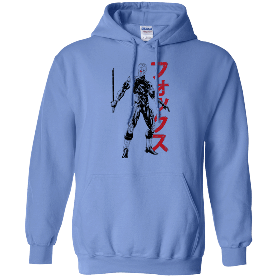 Sweatshirts Carolina Blue / Small Gray Fox Pullover Hoodie