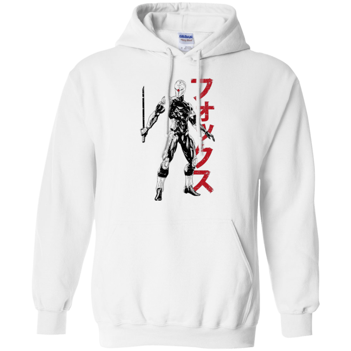Gray Fox Pullover Hoodie