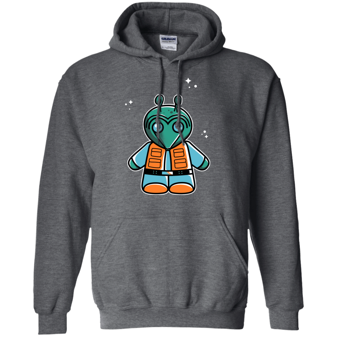 Sweatshirts Dark Heather / S Greedo Cute Pullover Hoodie