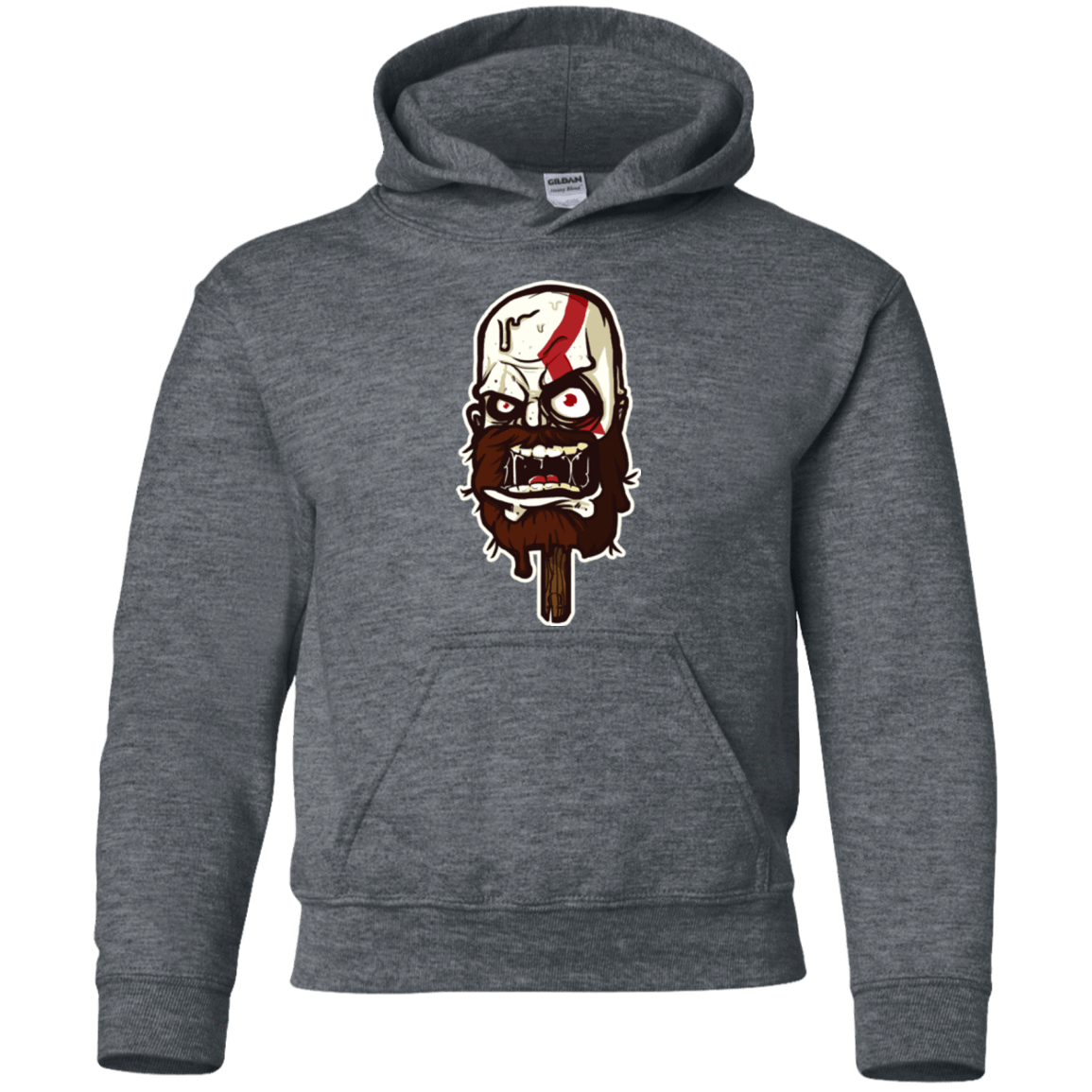 Sweatshirts Dark Heather / YS Greek Ice Cream Youth Hoodie