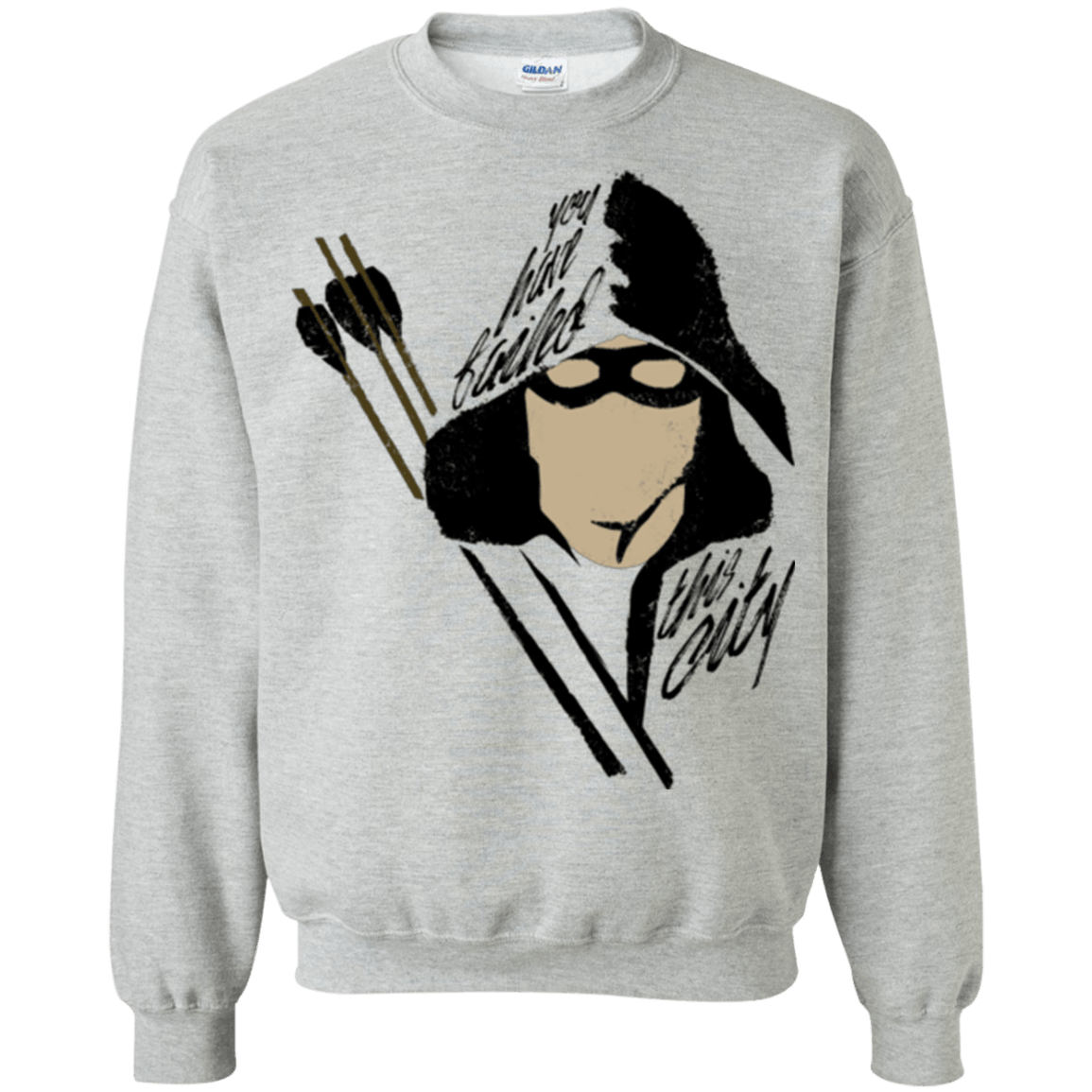 Sweatshirts Sport Grey / Small Green Archer Crewneck Sweatshirt