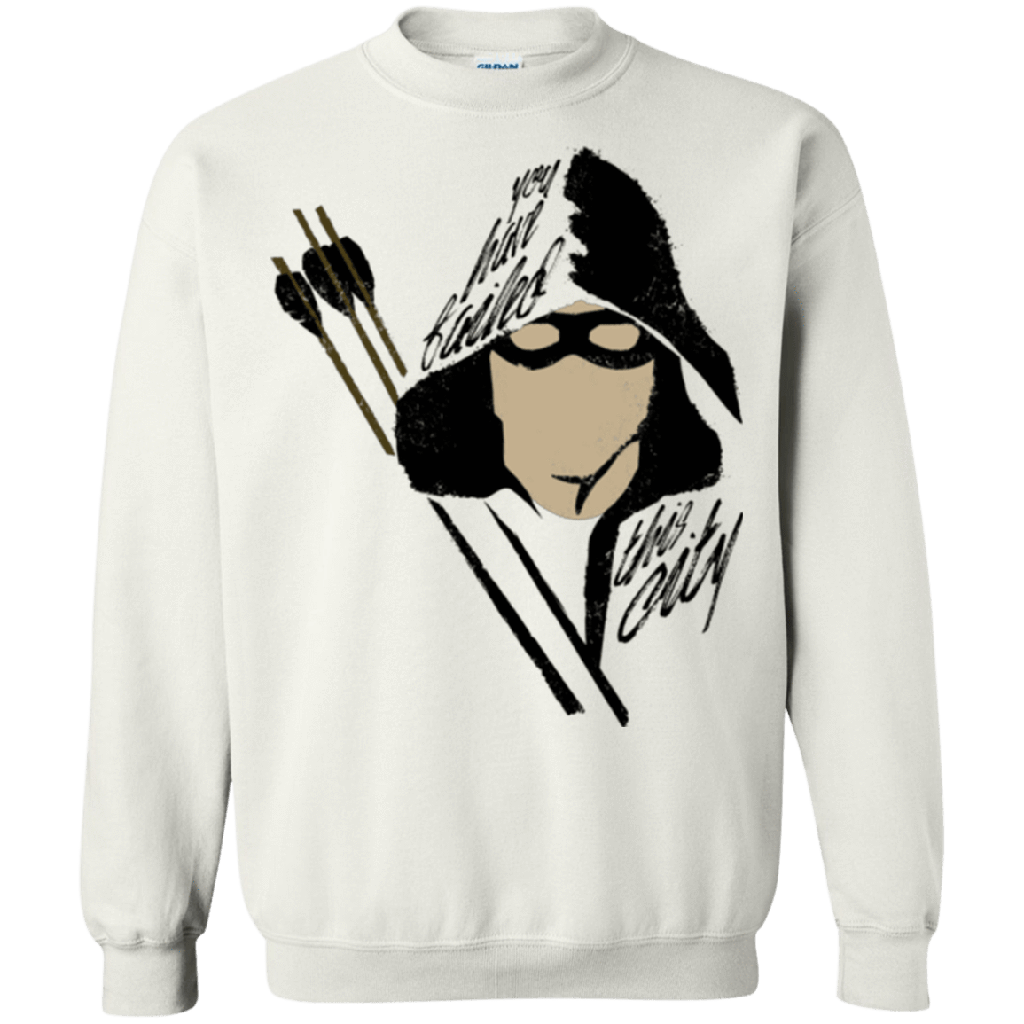 Sweatshirts White / Small Green Archer Crewneck Sweatshirt
