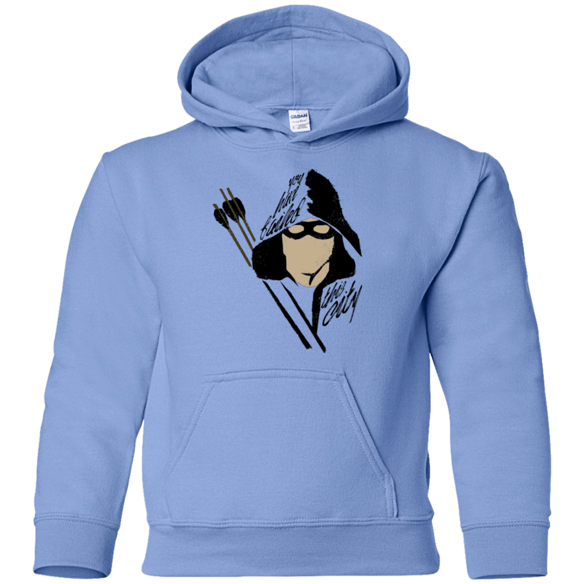 Sweatshirts Carolina Blue / YS Green Archer Youth Hoodie