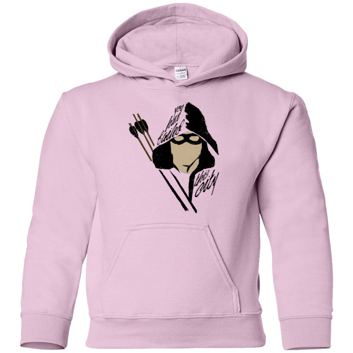 Sweatshirts Light Pink / YS Green Archer Youth Hoodie