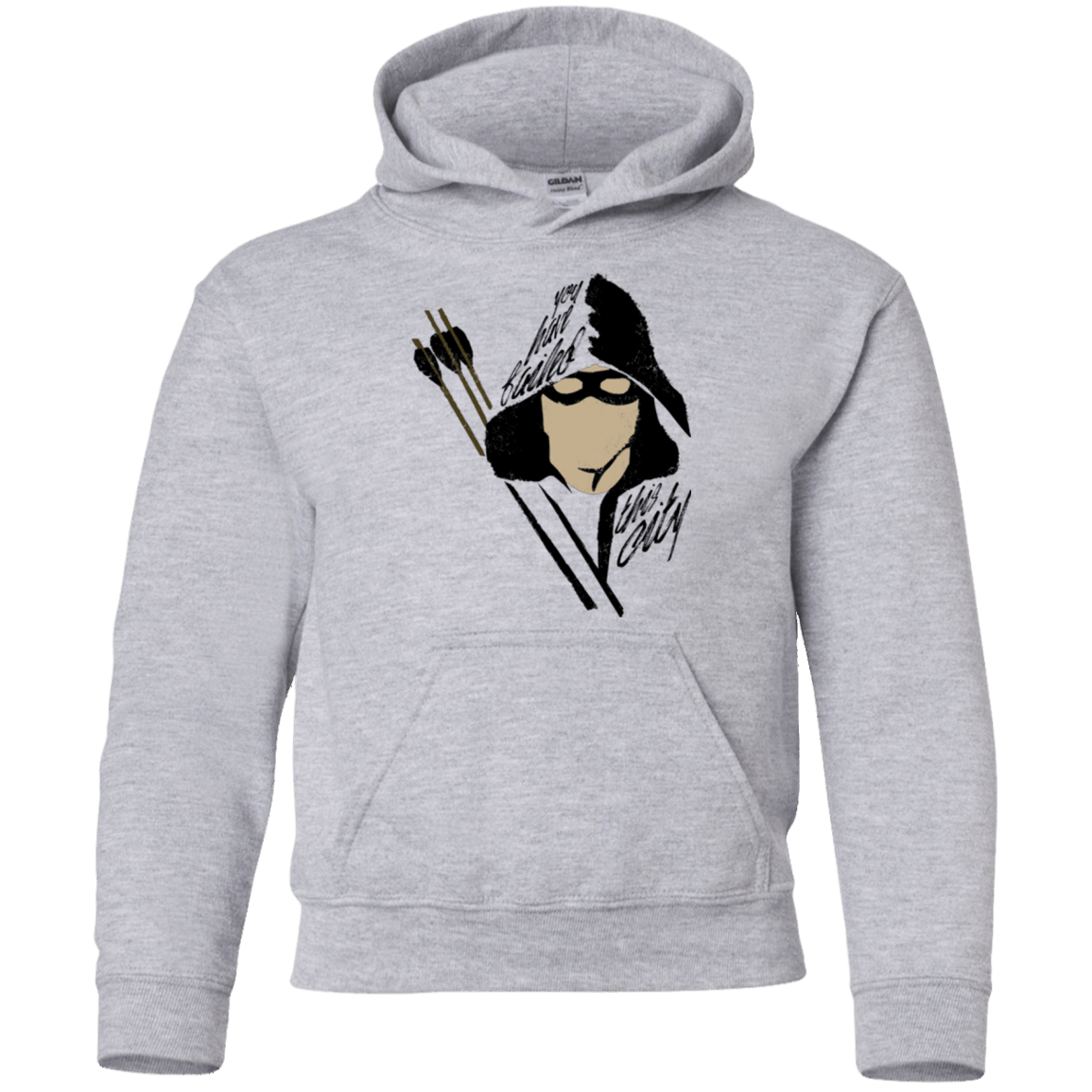 Sweatshirts Sport Grey / YS Green Archer Youth Hoodie