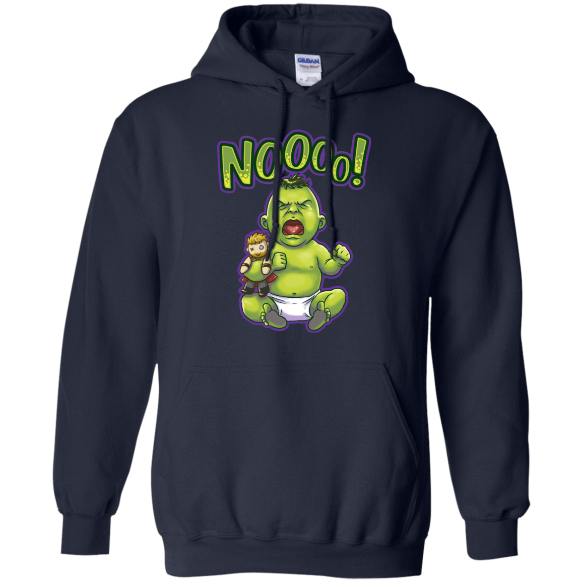 Sweatshirts Navy / S Green Crybaby Pullover Hoodie