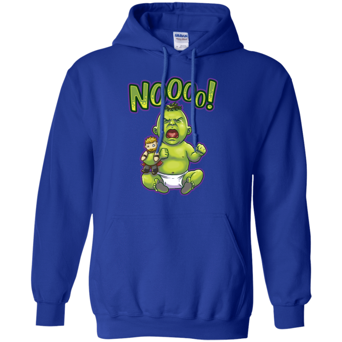 Sweatshirts Royal / S Green Crybaby Pullover Hoodie