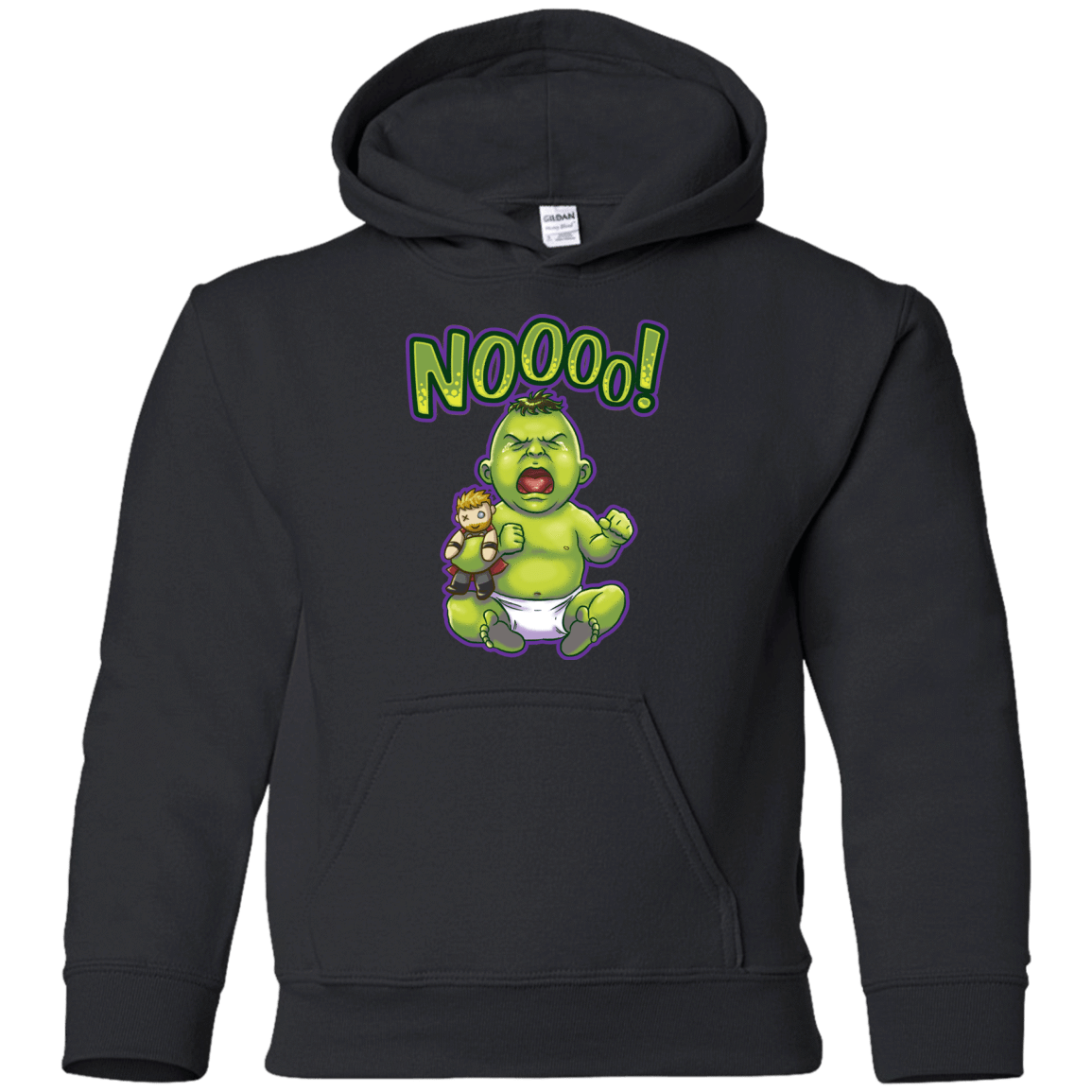 Green Crybaby Youth Hoodie
