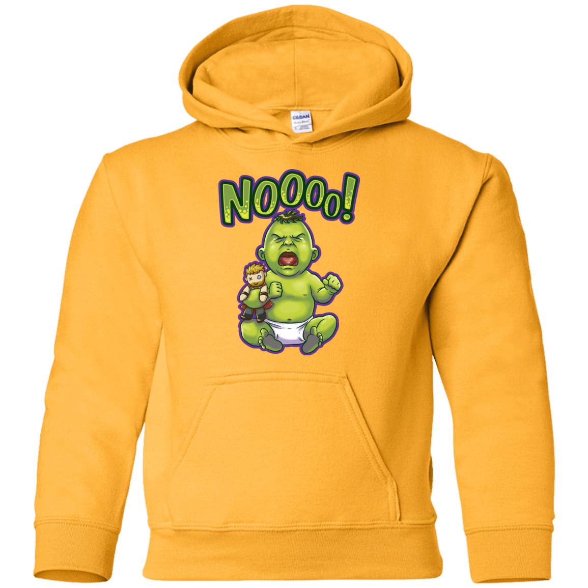 Sweatshirts Gold / YS Green Crybaby Youth Hoodie