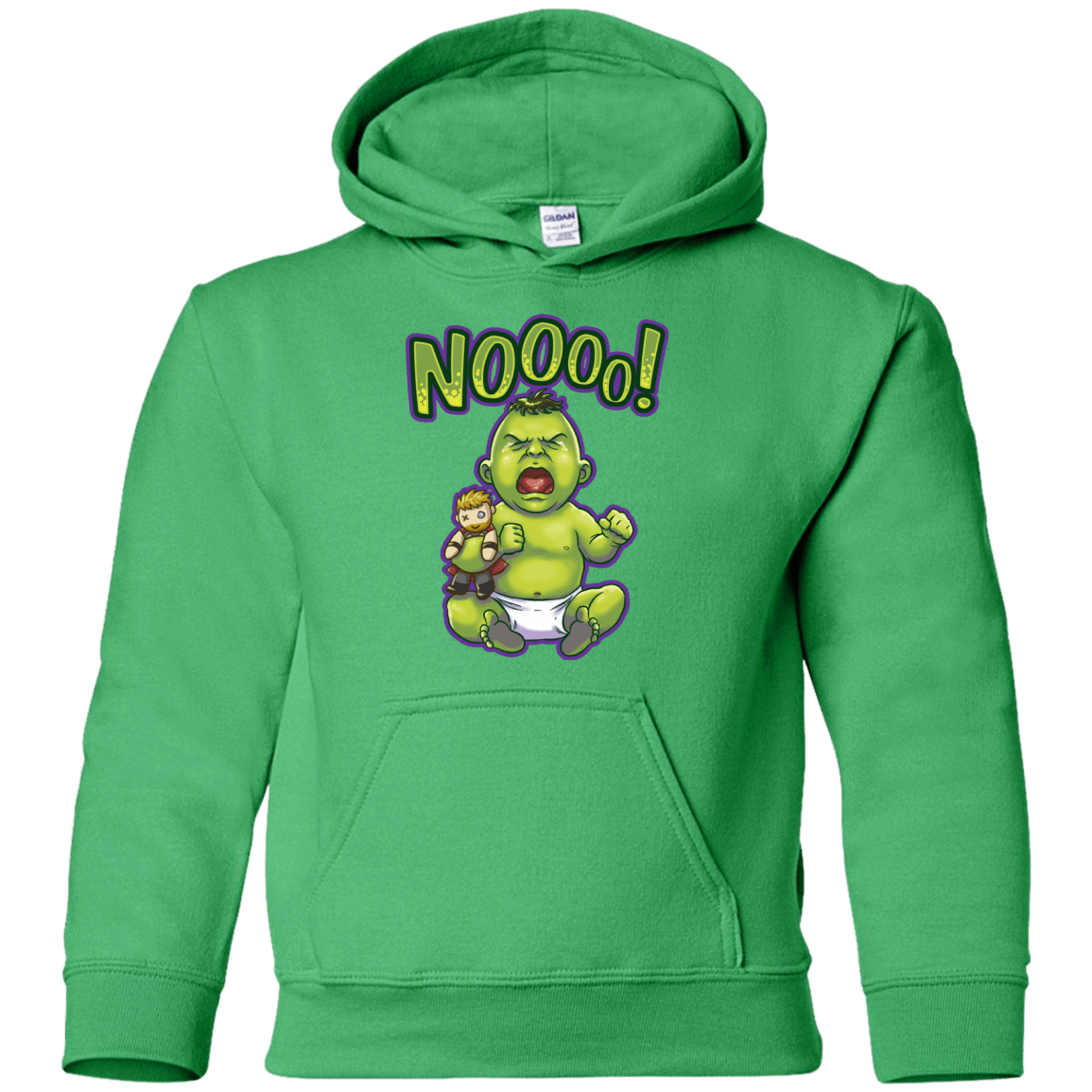 Green Crybaby Youth Hoodie