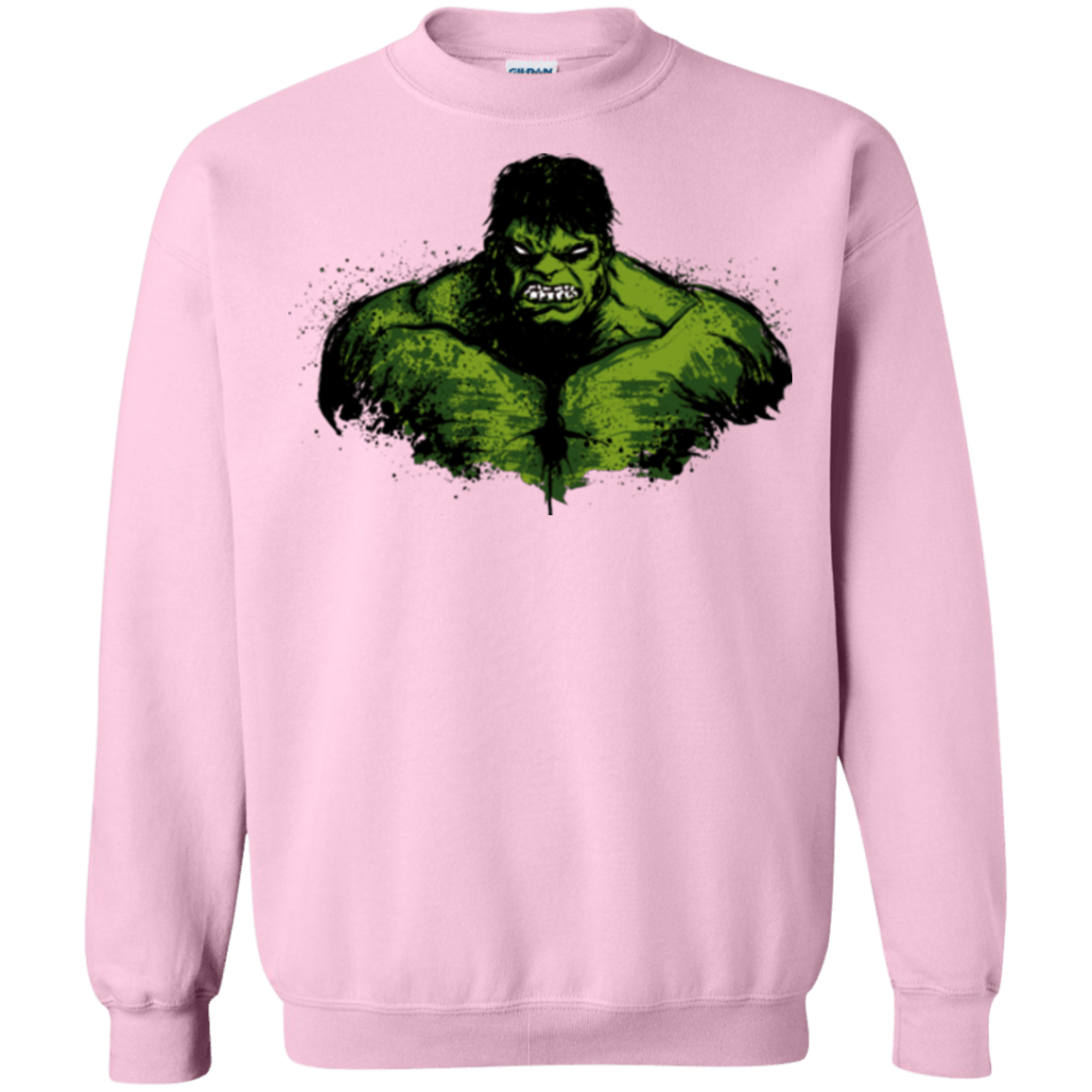 Sweatshirts Light Pink / Small Green Fury Crewneck Sweatshirt