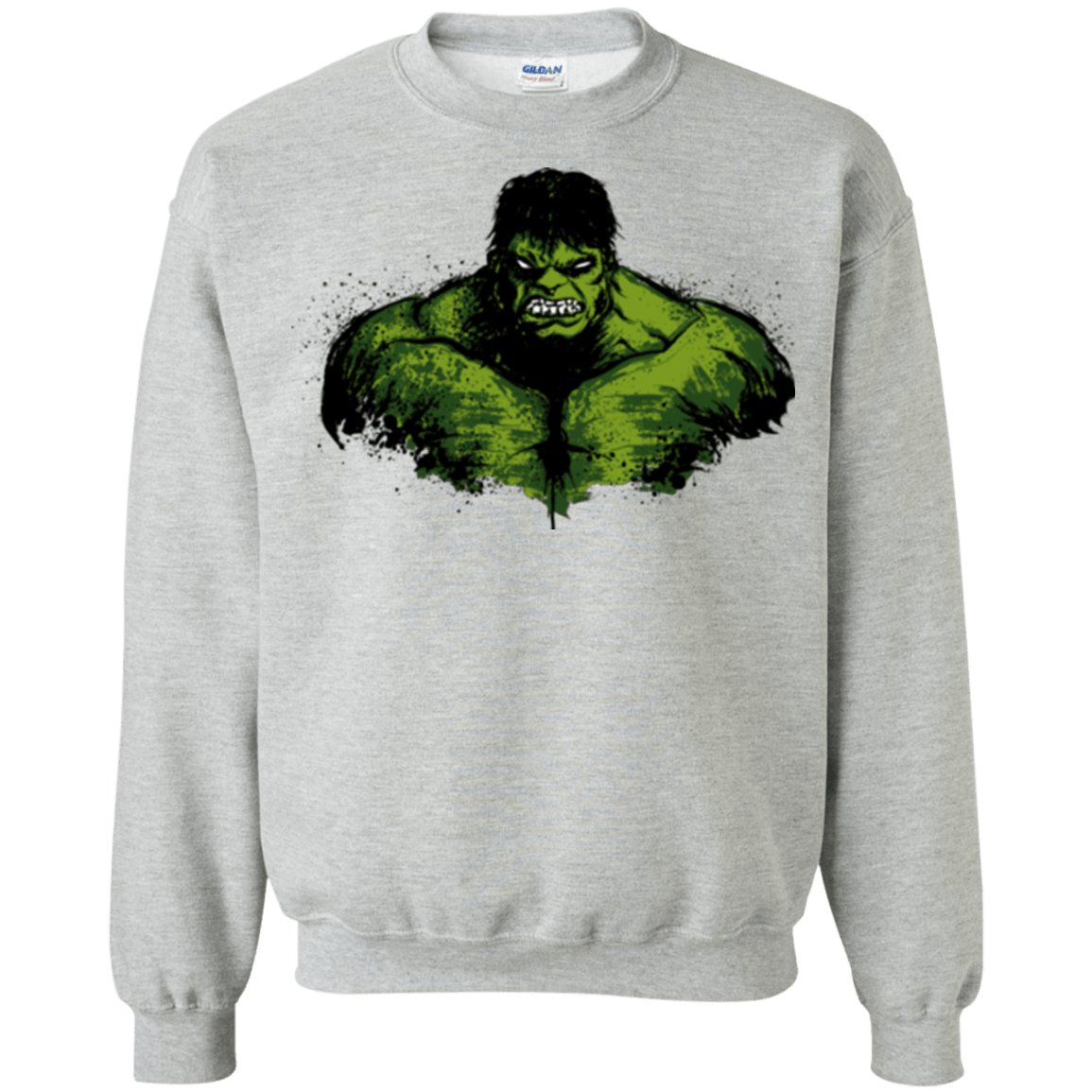 Sweatshirts Sport Grey / Small Green Fury Crewneck Sweatshirt
