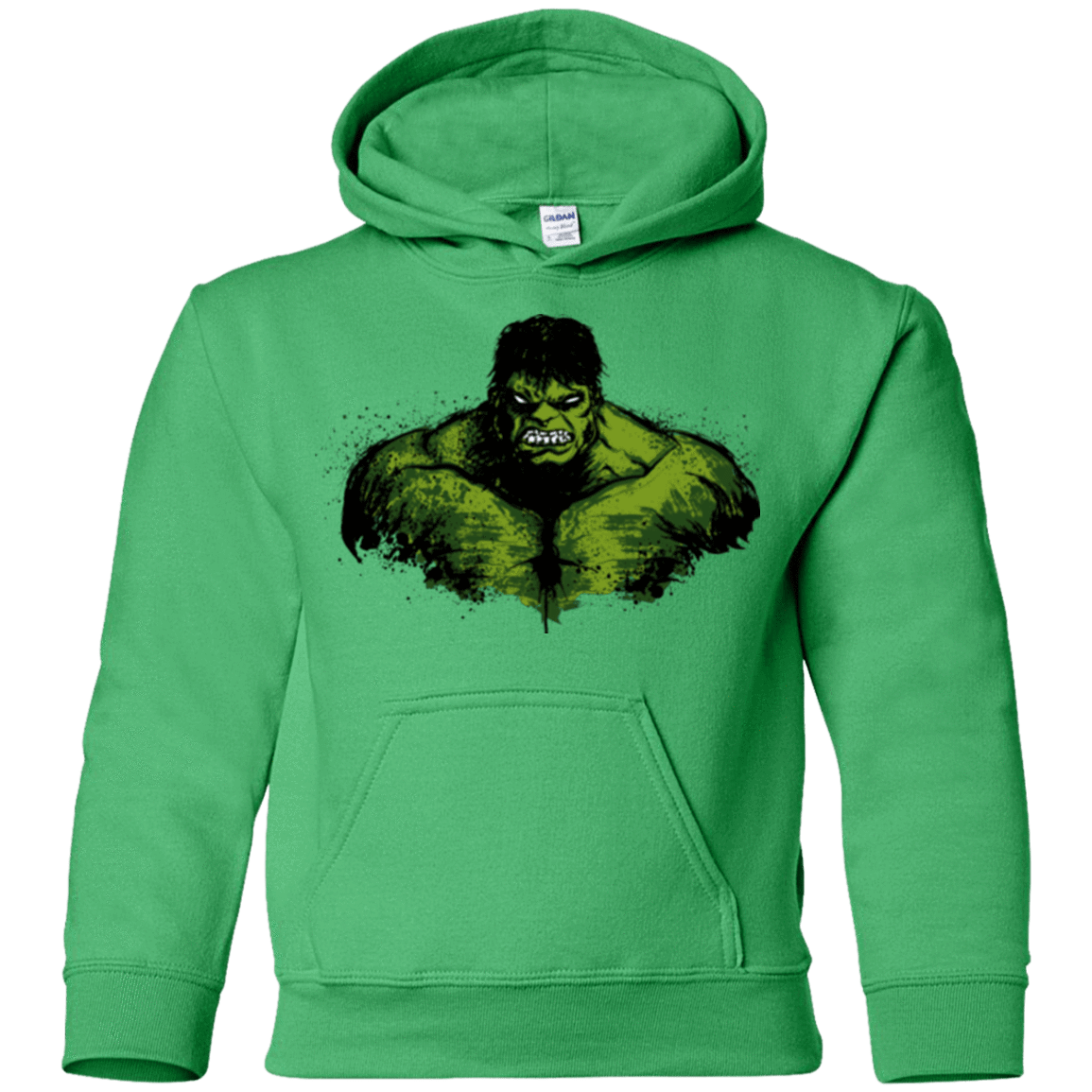 Green Fury Youth Hoodie