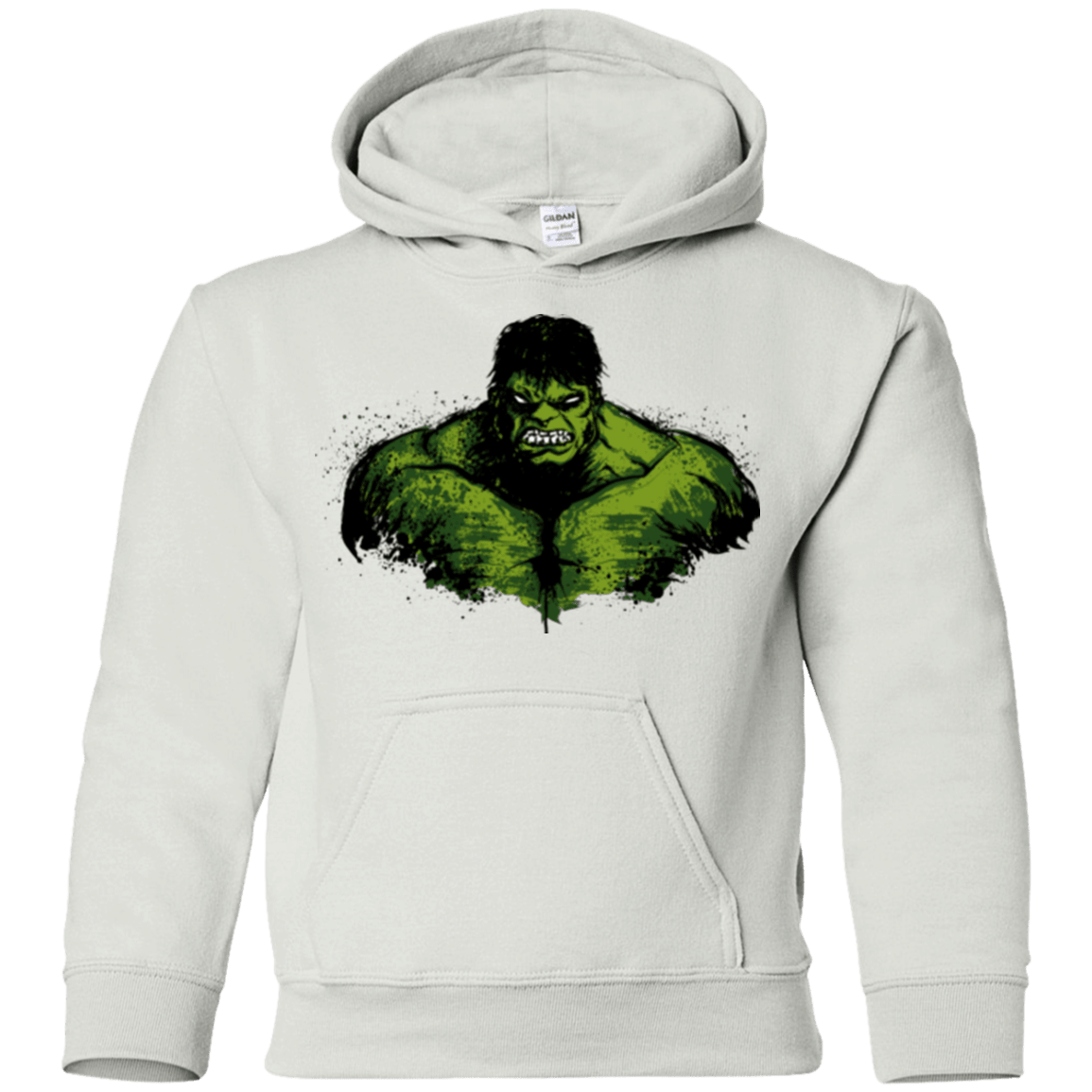 Sweatshirts White / YS Green Fury Youth Hoodie