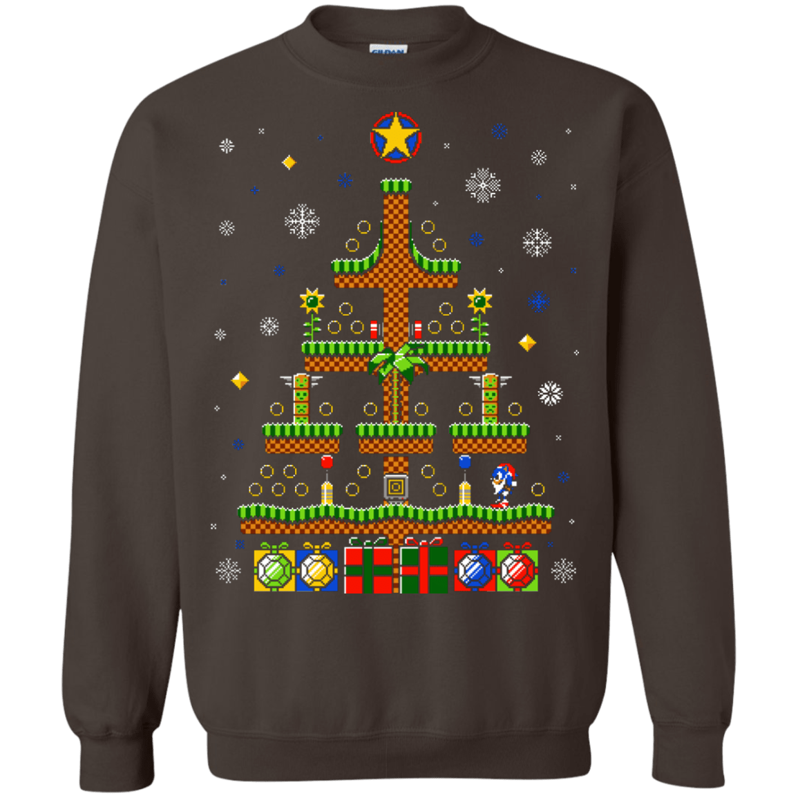 Sweatshirts Dark Chocolate / Small Green Hill Christmas Crewneck Sweatshirt
