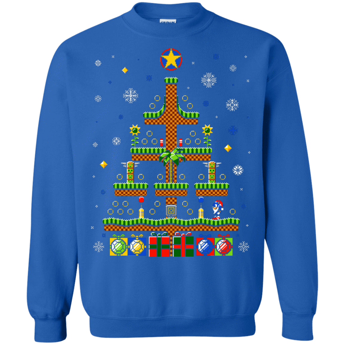 Sweatshirts Royal / Small Green Hill Christmas Crewneck Sweatshirt