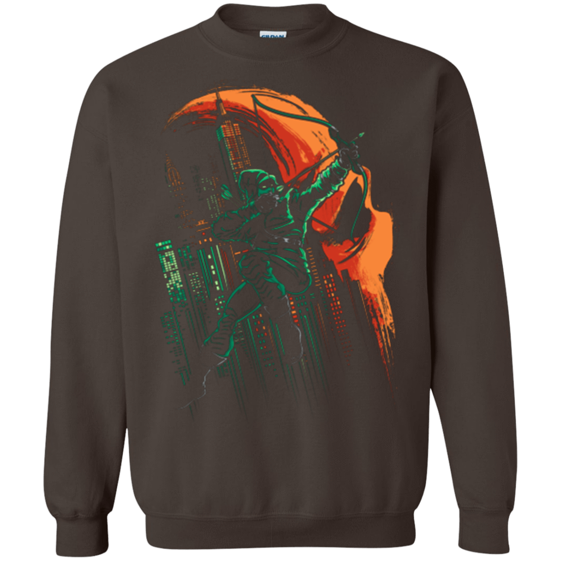 Sweatshirts Dark Chocolate / Small Green Vigilance Crewneck Sweatshirt