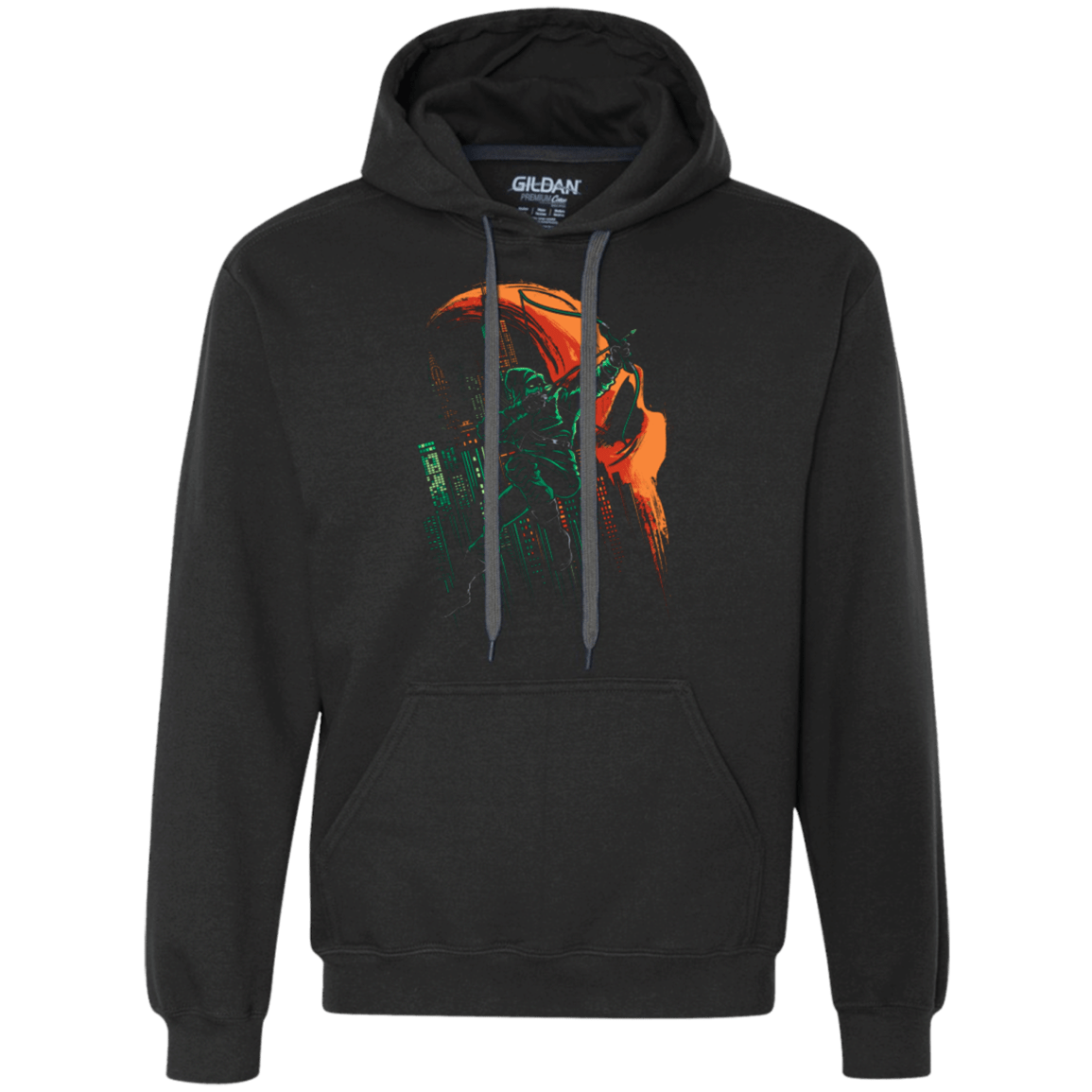 Sweatshirts Black / Small Green Vigilance Premium Fleece Hoodie