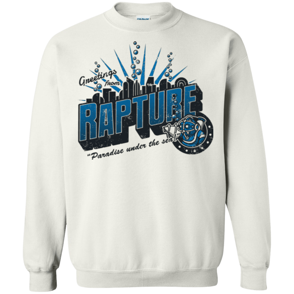 Sweatshirts White / Small Greetings from Rapture Crewneck Sweatshirt