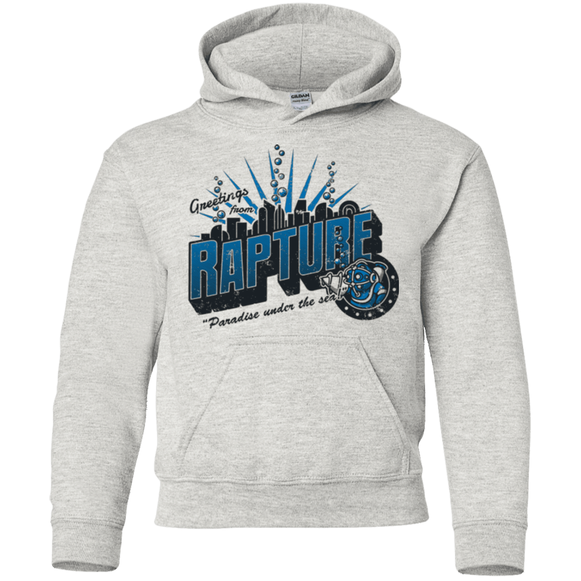 Sweatshirts Ash / YS Greetings from Rapture Youth Hoodie