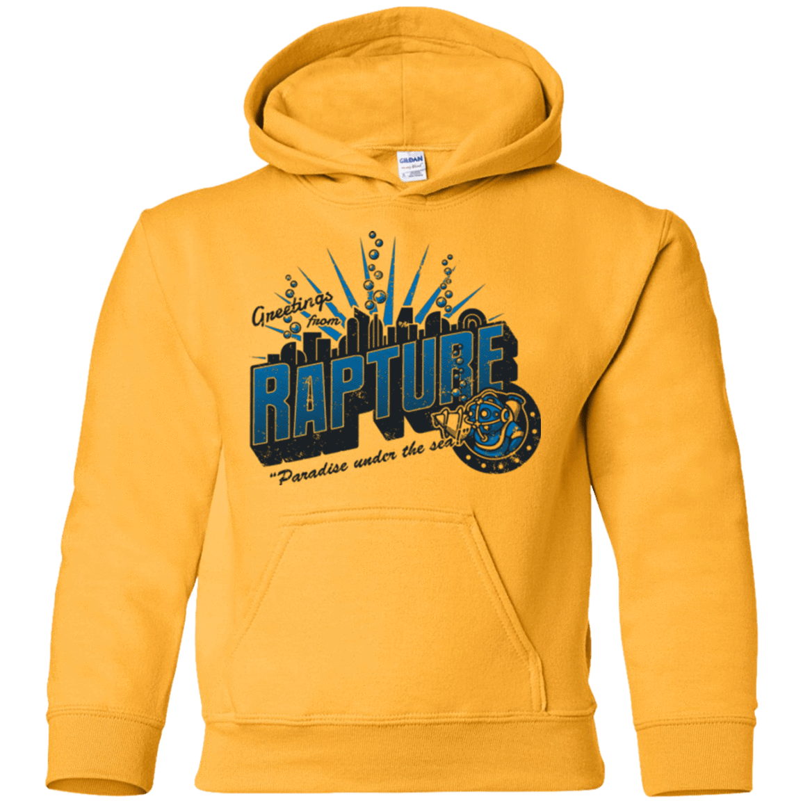 Sweatshirts Gold / YS Greetings from Rapture Youth Hoodie