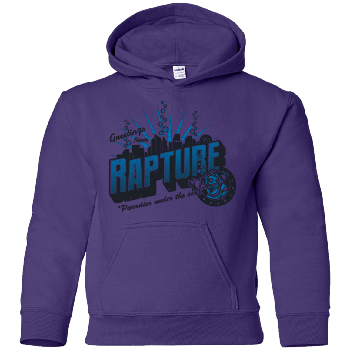 Sweatshirts Purple / YS Greetings from Rapture Youth Hoodie
