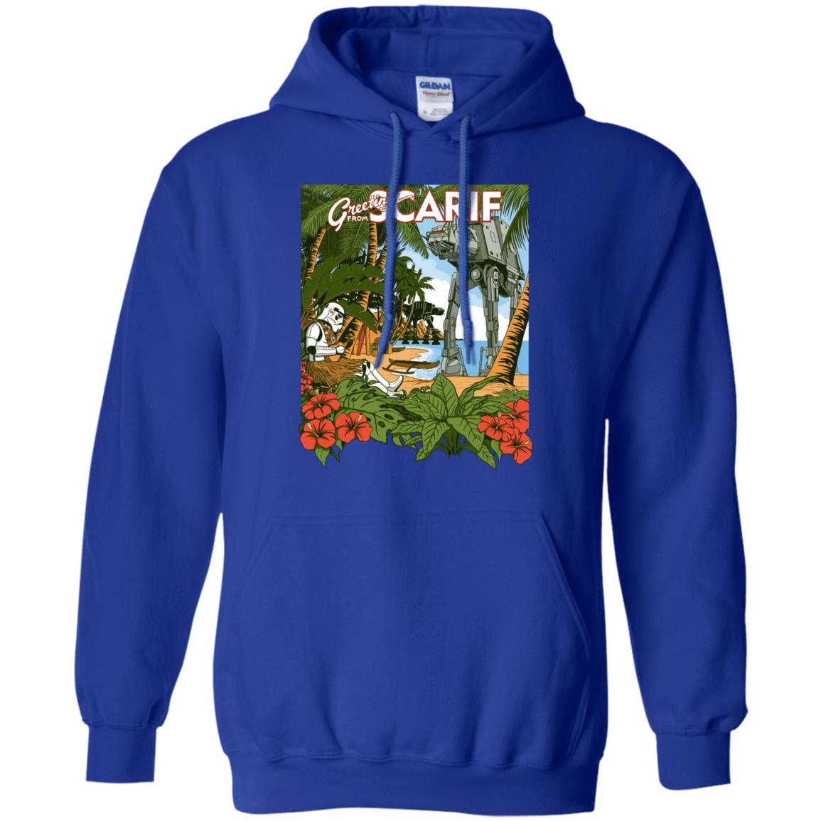 Sweatshirts Royal / S Greetings from Scarif Pullover Hoodie