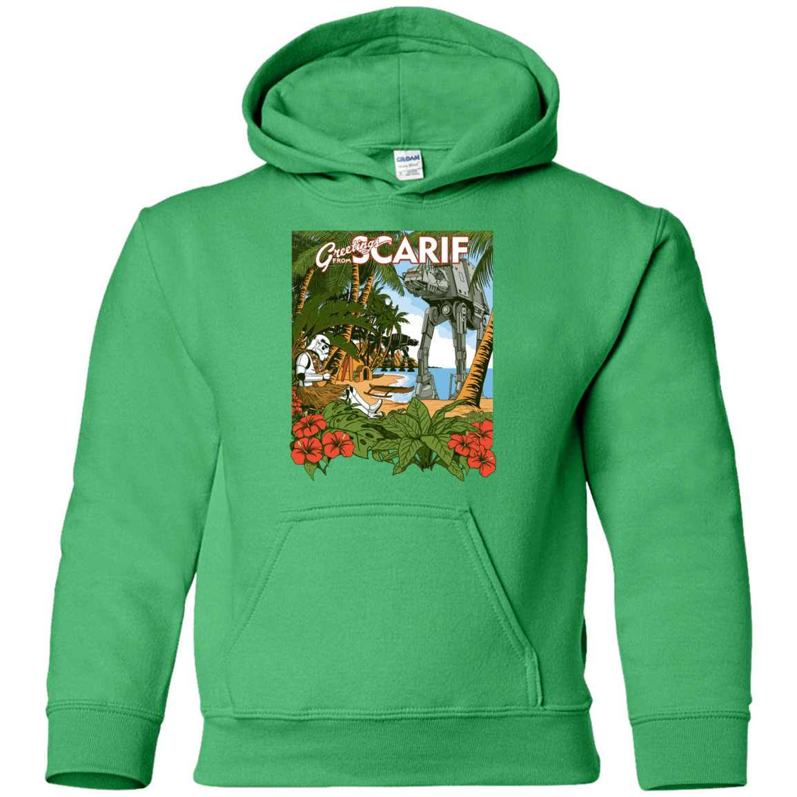 Sweatshirts Irish Green / YS Greetings from Scarif Youth Hoodie